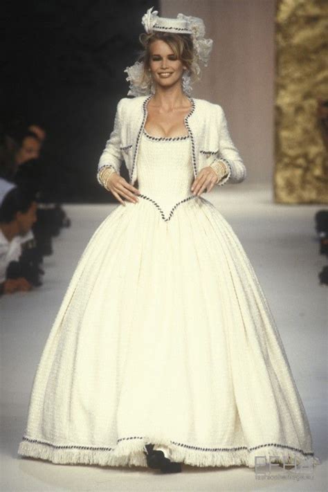 chanel bridal 1992|chanel runway 1992.